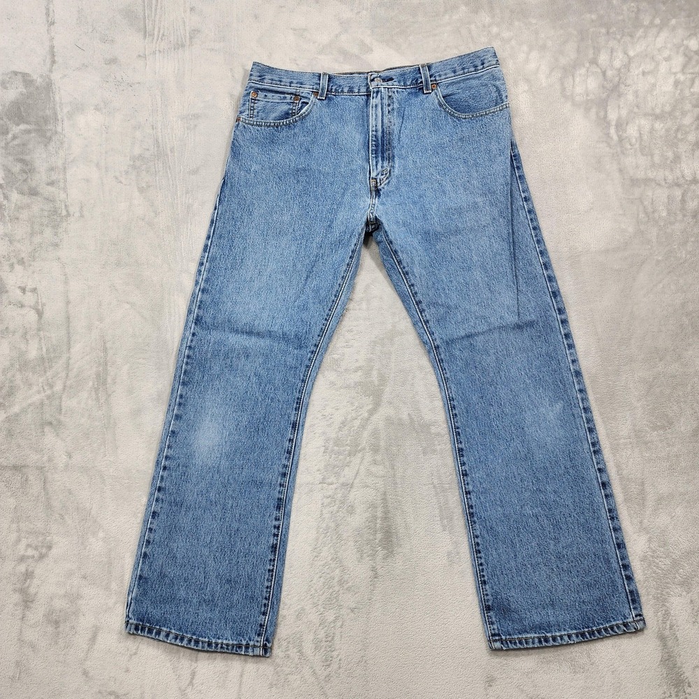 Vintage Levis Jeans Mens‎ 38x30 Blue Medium Wash 517 Bootcut Western Cowboy Work